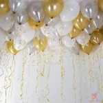 Rosymoment 250Yards Balloon Ribbon For Latex Helium Balloons Home Decoration Accessories Wedding Belconnen Gold Color