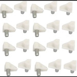 20pcs Shelf Supporter Shelf Support Bracket Steel Pin Peg Kitchen Cabinet 