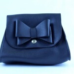Mini Black Leather Handbag