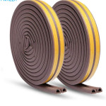 Door Weather Stripping Window Seal Strip for Doors and Windows Self Adhesive Foam Weather Strip Door Seal Soundproof