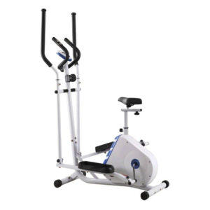 Elliptical Trainer and Exercise Bike with Seat and Heart rate Pulse Sensor