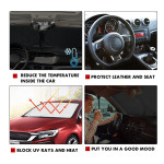 Car Windshield Sun Shade for Front Window Car Windshield Auto Sun Protector for UV Ray Sun Blocker Keep