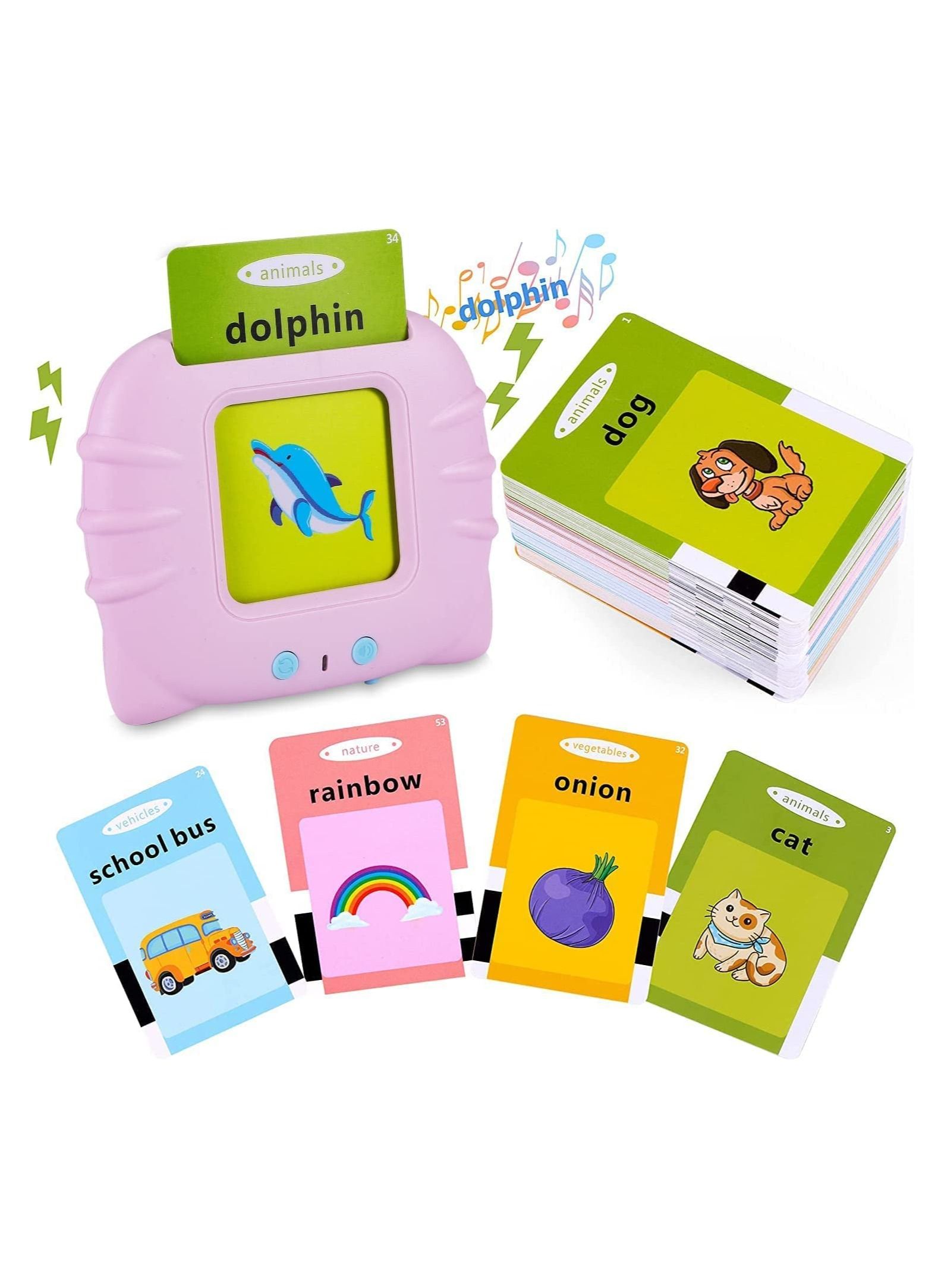 Learning Flash Cards for Toddlers?Arabic Toddlers Reading Machine with