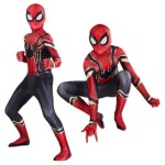 Superhero Costume for Boys Kids Superhero Costume Bodysuit with Mask for Superhero Carnival Cosplay Costumes Kids and Youth Sizes