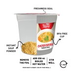 Hans Chicken Noodles Instant Soup In To 6 Cups