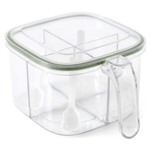 4 Compartments Seasoning Box With Lid
