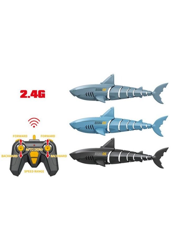 1-Piece 2.4G Remote Control Shark Toy 1:18 Scale High Simulation Shark ...