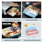 Lunch Box with Tableware 2-Layer Lunch Box with Nylon Insulation Bag