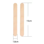 Rosymoment wooden stick 50 pieces pack 15 cm x 1.8 cm size
