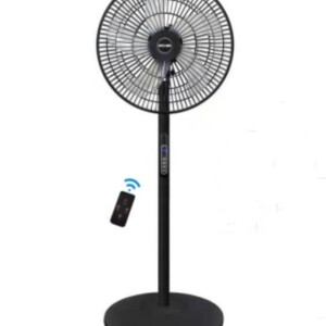 21 Inches 5 Leaf Adjustable Height 8 Speed Stand Fan With REMOTE and Timer,Black