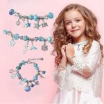 Bracelet Making Kit for Girls,66 Pcs Charm Bracelets Kit with Jewelry Box,Jewelry Charms, Bracelets for DIY Craft