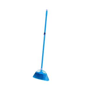 Cleano Plastic Bristle Broom, Heavy-Duty Broom,