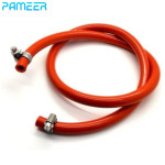 1.8-meter Butane/propane LPG Gas Cylinder Hose Pipe 9mm internal bore with 2 clips, Hose Propane Butane LPG gas