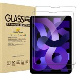 2 Pack iPad Pro 12.9 Screen Protector 2022 2021 2020 2018, Tempered Glass Screen Film Guard Screen Protector