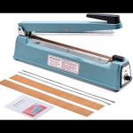 Manual Impulse Manual Hand Sealer Heat Sealing Machine Poly Tubing Plastic Bag