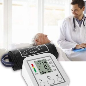 Portable Blood Pressure Monitor Household Sphygmomanometer Arm Band Type Digital Blood Pressure Meter Tonometer With USB Cable