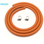 1.8-meter Butane/propane LPG Gas Cylinder Hose Pipe 9mm internal bore with 2 clips, Hose Propane Butane LPG gas