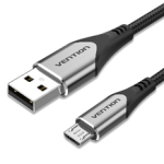 USB 2.0 to Micro USB Cable 1M Gray Aluminum Alloy Type