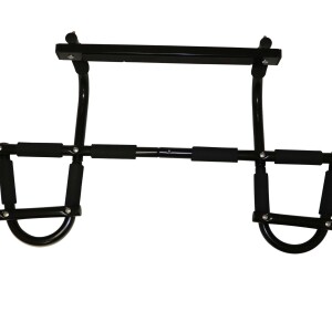 Multi-Grip Chin-Up/Pull-Up Bar, Heavy Duty Doorway Trainer for Home Gym (Black)
