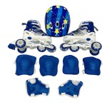 Incline Roller Skates JX-588 Blue
