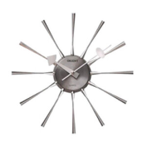 Orient Rods Spider Wall Clock, Silver