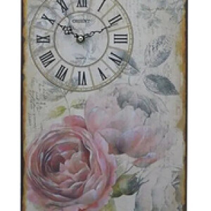 Orient Flower Wall Clock, Multicolour