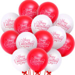 12 pcs happy valentine Day Balloons 12-inch two colors pack ( 1x300 packets in carton)