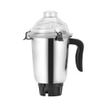 Krypton 3-IN-1 Mixer Grinder- KNB6188N| 750W Powerful Copper Motor with Stainless Steel Jars and Blades and Unbreakable Dome Lids