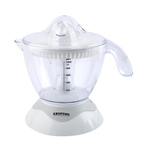 Krypton Electric Citrus Juicer for Quick, Healthy, Nutritious Juices - Effortless Juicer with Bi-Direction Twist, 1 Litre Capacity | 2 Years Warranty