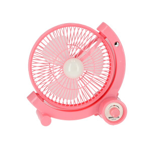 Krypton KNF6030  Rechargeable Fan with LED Personal Fan, Quiet Operation, Desk Fan, Mini Fan, Table Fan | Portable Cooling| 20 High Power LED