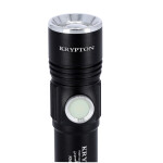 Krypton Rechargeable LED Flashlight - High Power Flashlight Super Bright - Torch Light - Built-in Battery - Powerful Torch for Camping Hiking Trekking Outdoor
