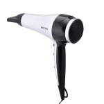 Krypton Hair Dryer- KNH6109| 2400 W, 2 Speed Control and 3 Level Heat| With one Concentrator, Perfect for Salon and at Home Styling | Silver and Black