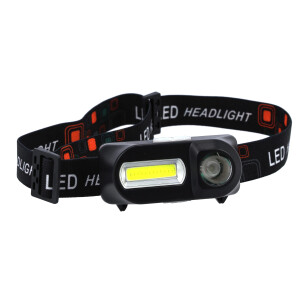 Double Headlight, Lithium Battery, 3W LED Light, KNHL5400 | 3W Cob Light | 5hrs Working | Headlight for Kids &Adults