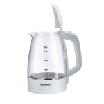 Electric Glass Kettle, 360-Degree Rotational Base, KNK5276 | Boil Dry Protection & Automatic Cut Off | 1.7L Cordless Stainless Steel Kettle 
