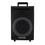Rechargeable Portable Speaker 8" - Portable Trolley Speaker | Comfortable Handle | USB, SD Card, FM, Mic, Bluetooth & Remote 