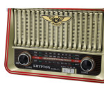 Krypton Portable Multi-Function FM/AM/SW Radio with a Solar Panel-KNR6373|Bluetooth, USB, TF Card Player, MP3 Player