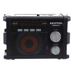 Portable Rechargeable Multifunction Radio, KNR6374 | BT/ USB/ TF Card Player | AM/FM/SW Radio | LED Torch Function| Perfectly Portable