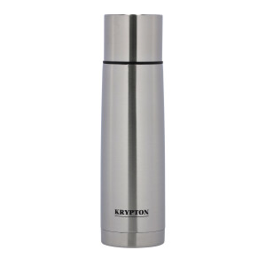 Krypton KNVF6287 Stainless Steel Vacuum Bottle, 1L- Portable Double Wall Vacuum Bottle Keep Hot & Cold