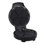 Heart Waffle Maker, 5 Mini Waffles At One Time, KNWM6383 | Non Stick Coating | Adjustable Temperature | Cool Touch Handle | Skid-Resistant Feet