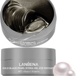 Lanbena Gold Black Pearl Hydra-Gel Eye Patches 30 Pairs