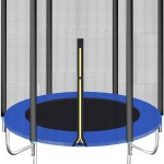 Kids Trampoline with Safety Enclosure net - Kid Indoor or Outdoor Trampoline, 6ft