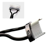 Mascara Applicator Portable Eyelashes Metal Comb Separator Brush Curling