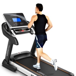 6.0 HP DC Motorized Treadmill with 7″ LCD Display Screen - no Massager