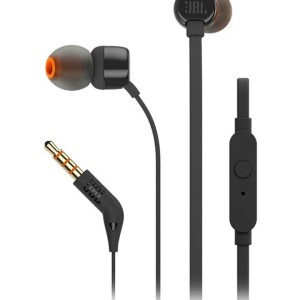 T110 Wired In-Ear Earphones Black