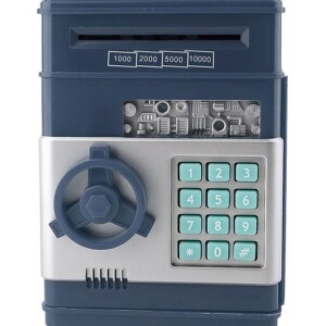 Electronic Money Safe Password Protected Saving Bank Atm For Coins And Bills