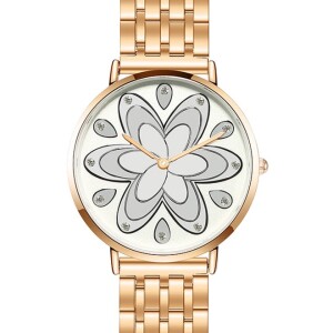 Women's Stainless Steel Analog Watch QV2802-C87 - 34 mm - Rose Gold