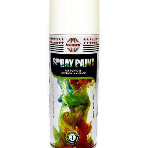 Quick Drying Smooth Finish Premium Quality Durable High-Gloss All-Purpose Spray Paint White 400ml