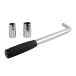 L-Typed Spanner Lug Wrench With Sockets Repair Tool