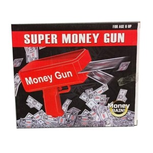 Imaginative Portable Lightweight Fun Loving Entertain For Kids Money Gun ?With Fake Money ?Assorted ?10x58x24.4cm