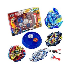 Battle Burst Beyblade With 4D Launcher Grip And Arena Battling Tops Set For Kids 13x8.5x1.75inch